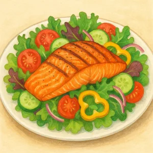 ダイエットサーモンサラダ